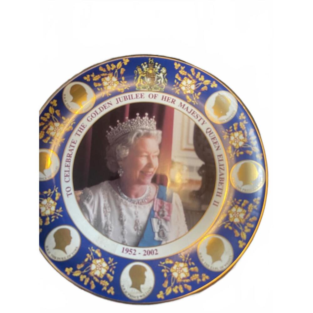 Queen Elizabeth Golden Jubilee plate